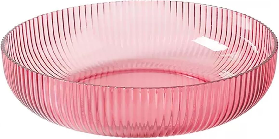 Fruit Bowls 2 PCS Fruit Plate Home Living Room Coffee Table High-grade Fruit Plate Light Luxury Style Dried Fruit Plate Snack Placement Plate fruit basket (Color : A)
