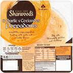 Sharwood's Garlic & Coriander Poppodums (8) - Pack of 6