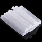 Tayfremn 12 Pieces Selenite Crystal Sticks Natural Selenite Crystal Wands 4 Inches Selenite Sticks White Raw Rough Crystals Wand for Healing Energy Drawing