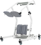 Stand Assist Patient Transport Unit, Safely Sit, Stand, Transfer & Transport, Fall Prevention Patient Transfer Lifter for Home and Facilities, Adjustable Height and Width, 400 lb Capacity