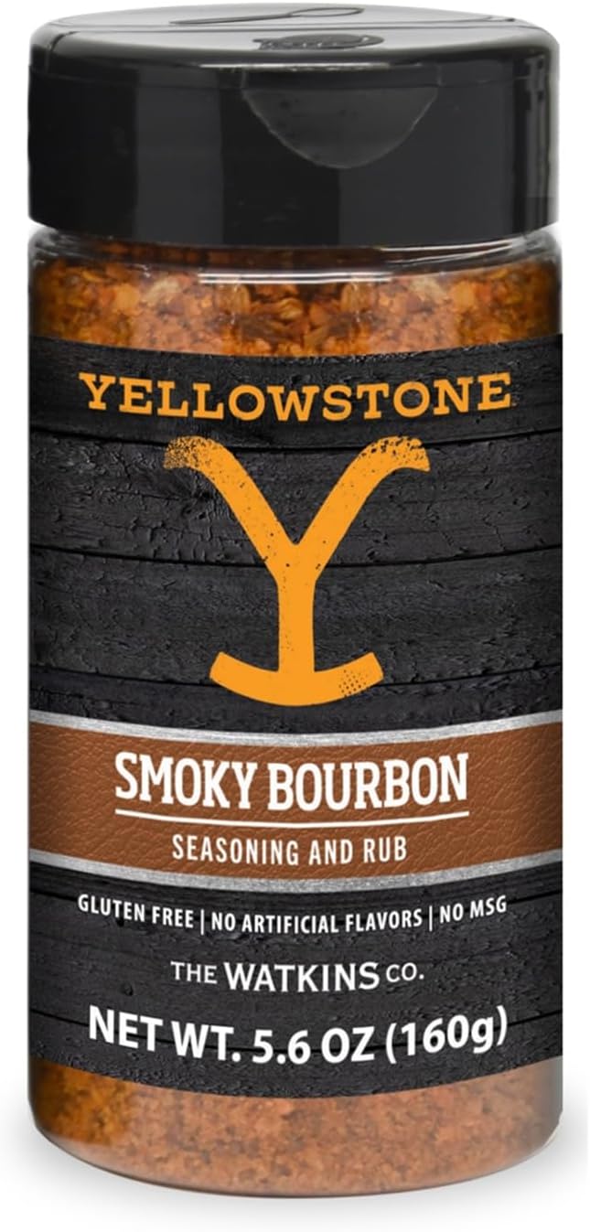 Yellowstone Smoky Bourbon Seasoning and Rub, 5.6oz