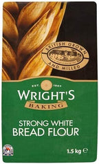 Wright's Baking Strong White Bread Flour 1.5kg x 2 Packs