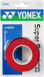 Yonex Overgrip Super GRAP 3 Pack - Tennis, Badminton, Squash - Choice of Colors