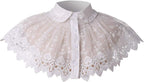BLESSUME Lolita Neck Collar Elizabethan Ruff Gothic Lace Neck Ruff Collar