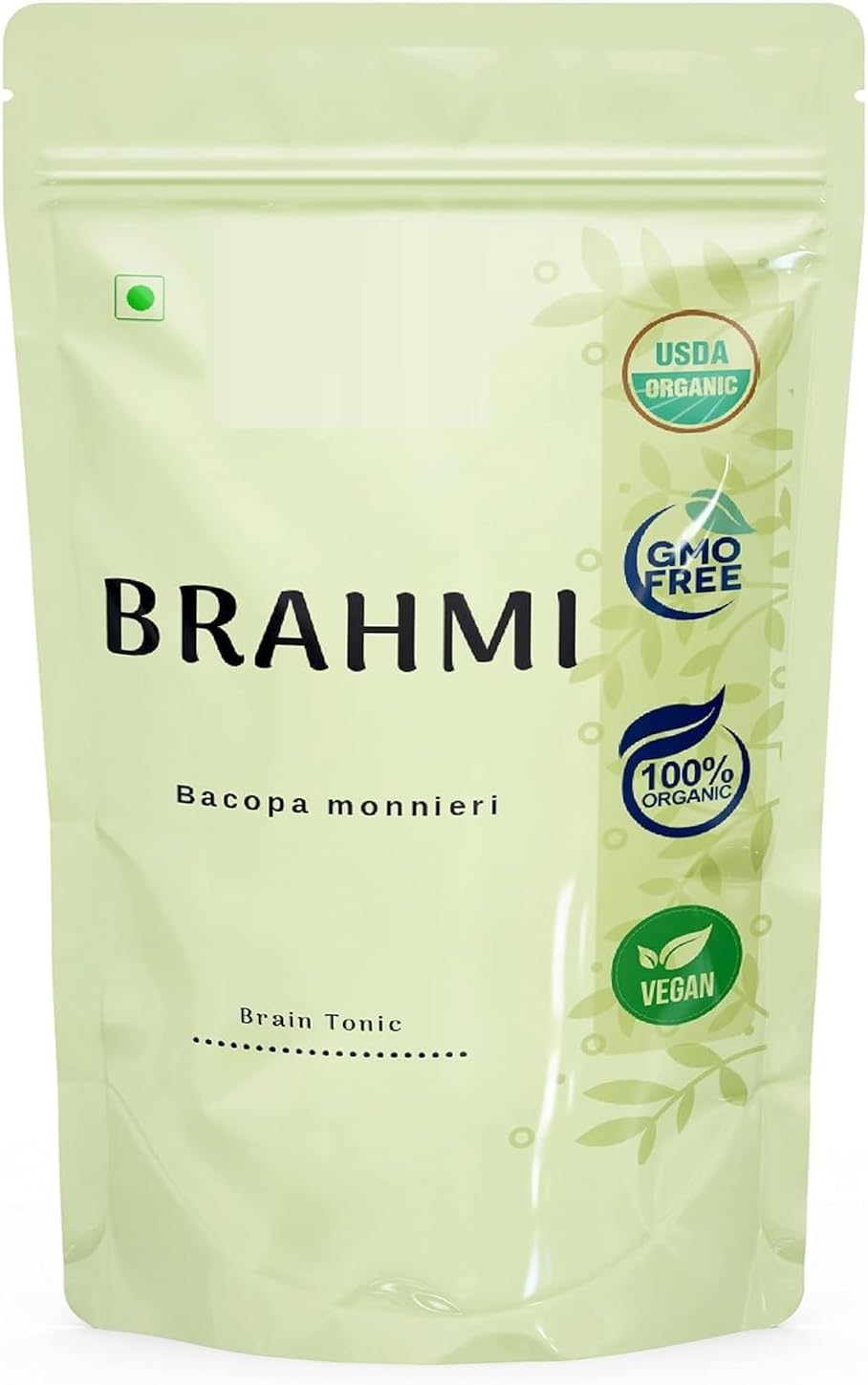 7.05oz Organic Brahmi/Bacopa monnieri Dried Brahmi Leaves (200 Gms)
