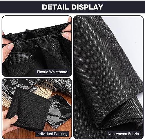 Noverlife 50PCS Disposable Men Boxer Shorts, Non Woven Male Underwear Patient for Travel Massage Individually Wrapped