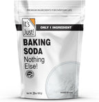 It's Just - Baking Soda, 100% Pure Sodium Bicarbonate, Food Grade, Non-GMO, Made in USA, Cooking, Baking (1.25 Pound)