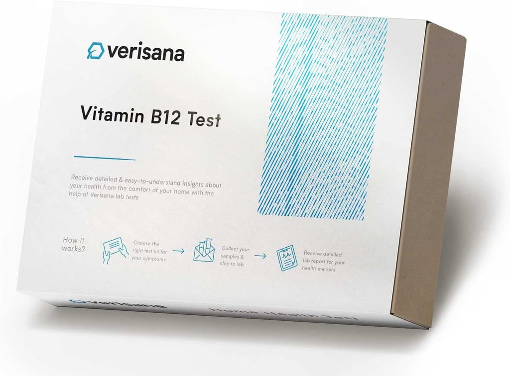 Verisana Vitamin B12 Test – Determine Your Vitamin B12 Value Easily & Conveniently from Home –Analysis by CLIA-Certified Lab