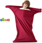 SANHO Premium Sensory Sock Body Sock, Perfect for Children with Sensory Processing Disorder, Updated Version (Wine red, Medium)