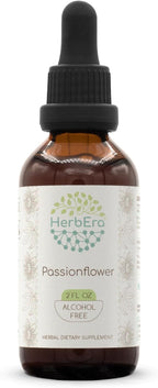 Passionflower B60 Alcohol-Free Herbal Extract Tincture, Concentrated Liquid Drops Natural (Passiflora Incarnata) 2 fl oz