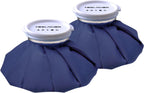 Ice Pack for Injuries Reusable, Ice Bags Reusable Hot Water Bag for Pain Relief, Hot & Cold Therapy Ice Bag, No-Leak Elastic Breathable Ice Cold Pack, Size 6" 2Pcs