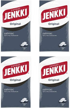 Cloetta Jenkki Xylitol Salmiac Chewing gum 4 Pack of 100g