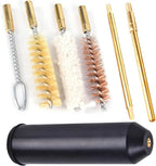 Pistol Gun Barrel Cleaning Kits for 9mm/.38/.357 Caliber, Pocket-Size Handgun Bore Brush,Pistols Care Bore Cleaning Rod Brush Set for Hunting and Shooting