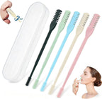 5-Pcs Nose Hair Trimmer 2-in-1, 2026 New Double-Sided 360° Rotating Manual Nasal Hair Cutter, Portable Nose Trimmer for Men & Women, Reusable Easy-to-Clean Hair Remover