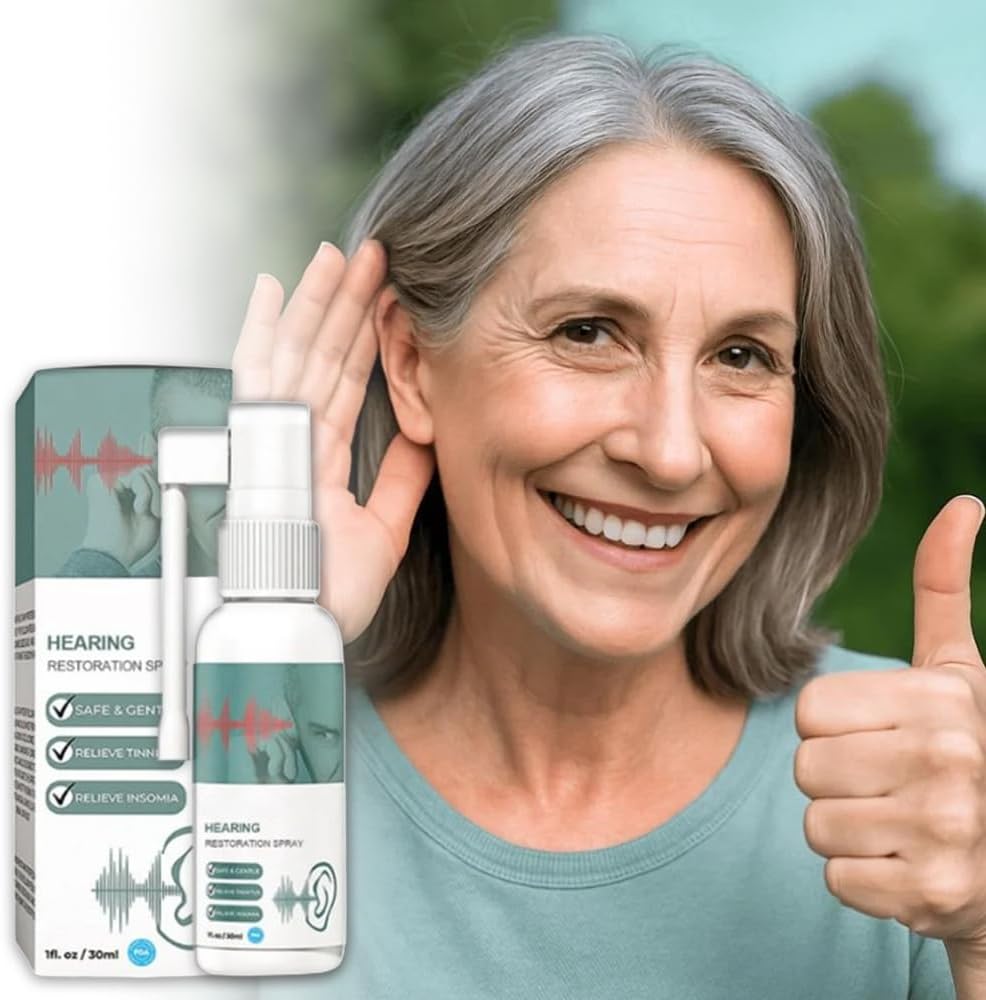 Hearing Restoration Spray, Anti Tinnitus Earwax Removal Spray, Earwax Cleaning Spray, Tinnitus Spray for Ear (1 Pack)
