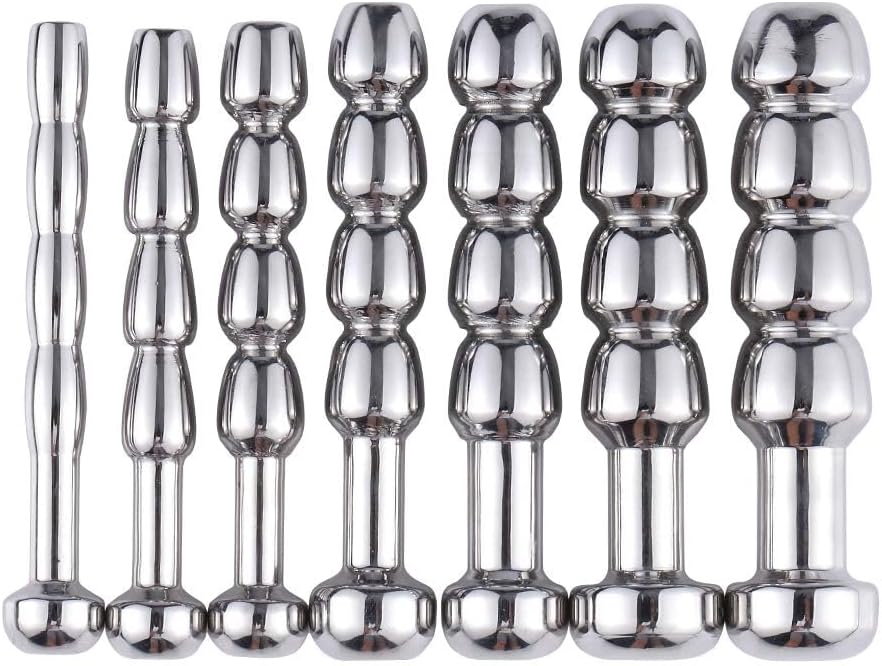 FST Urethral Dilators Training Set Catheter Sounds Penis Plug for Men Urethral Stimulation Masturbation (7 Pieces)