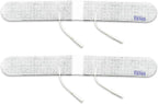 Discount TENS – 2 Premium 13" x 1.5" Lower Lumbar Strip Electrodes with 2mm Pin Connectors, Reusable Self-Adhesive Pads for TENS/EMS Therapy Units, Durable Replacement for Pain Relief