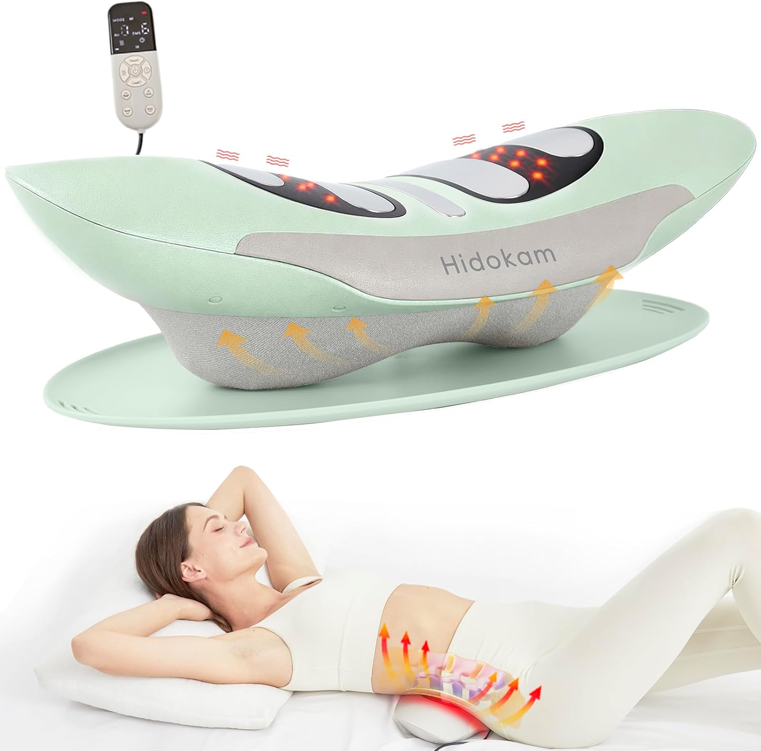 Smart Lower Back Massager with Soothing Warm Therapy & Air Traction – Spinal Decompression Device for Sciatica Relief, Lumbar Pressure & Stiffness - Ideal Gift for Parents & Loved Ones