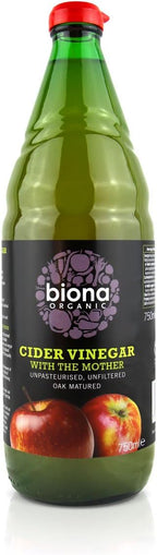 Biona Organic Cider Vinegar Unfiltered 750ml