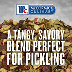 McCormick Culinary Pickling Spice, 12 oz - One 12 Ounce Container of Mixed Pickling Spice, Best for Seasoning Pickles, Corned Beef, Pot Roasts and More