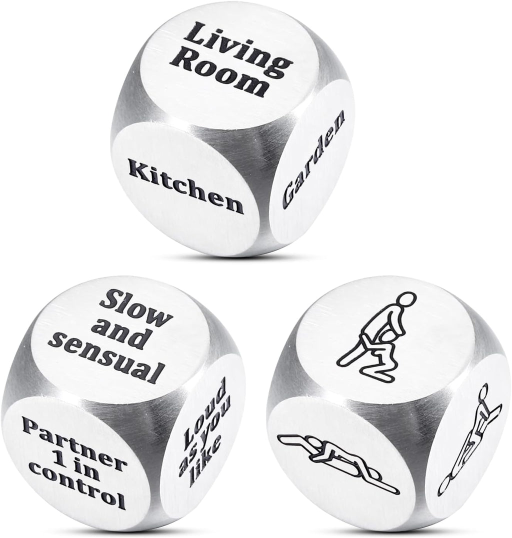 Anniversary Newlywed Honeymoon Gifts for Couple Women Men Valentines Day Naughty Gifts for Boyfriend Girlfriend Husband Wife Date Night Ideas Dice for Him Her Christmas Bridal Shower Gifts for Bride