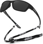 willochra Full lens Polarized Reading Sunglasses for Men Driving Running Sports Reader Square UV Protection Style Unisex
