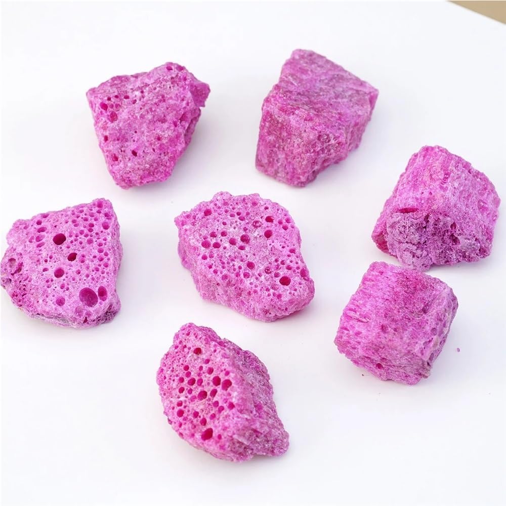 Beautiful 100g Natural Ruby Rough Crystal Geode Quartz Irregular Stone Fengshui Home Decor Ornament Crystal Gemstone