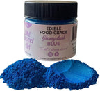 Oh Sweet Art Glossy Luster Dust Edible 7g (0.25oz) Choose your color (Blue)