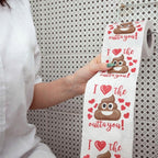 Funny Valentine’s Day Gag Gift Toilet Paper Roll, Valentine Joke Gift for Boyfriend, Girlfriend, Husband or Wife