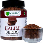 Nutriwish Halim Seeds (Aliv/Garden Cress Seeds), 250 g | Nutrient-Rich Superfood Seeds for Eating | Perfect for Salads, Soups, Smoothies, Baking, Protein Snacks & Everyday Wellness Nutrition