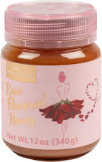 Streamland Rose Flavored Honey Premium New Zealand Honey Infused with Natural Rose Essence, Floral & Sweet Taste, 12 oz