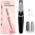 Electric Foot Callus Remover, Callus Remover for Feet Rechargeable Portable Pedicure Tool Kit, Smooth Pedicure Wand for Feet Care, Removes Dry Hard & Dead Skin Ideal Gift -Black