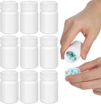 Healeved 20pcs Portable Pill Container 50ml Bottles for Medication Travel-friendly Capsule Storage Moistproof Design for Organizing Pills and