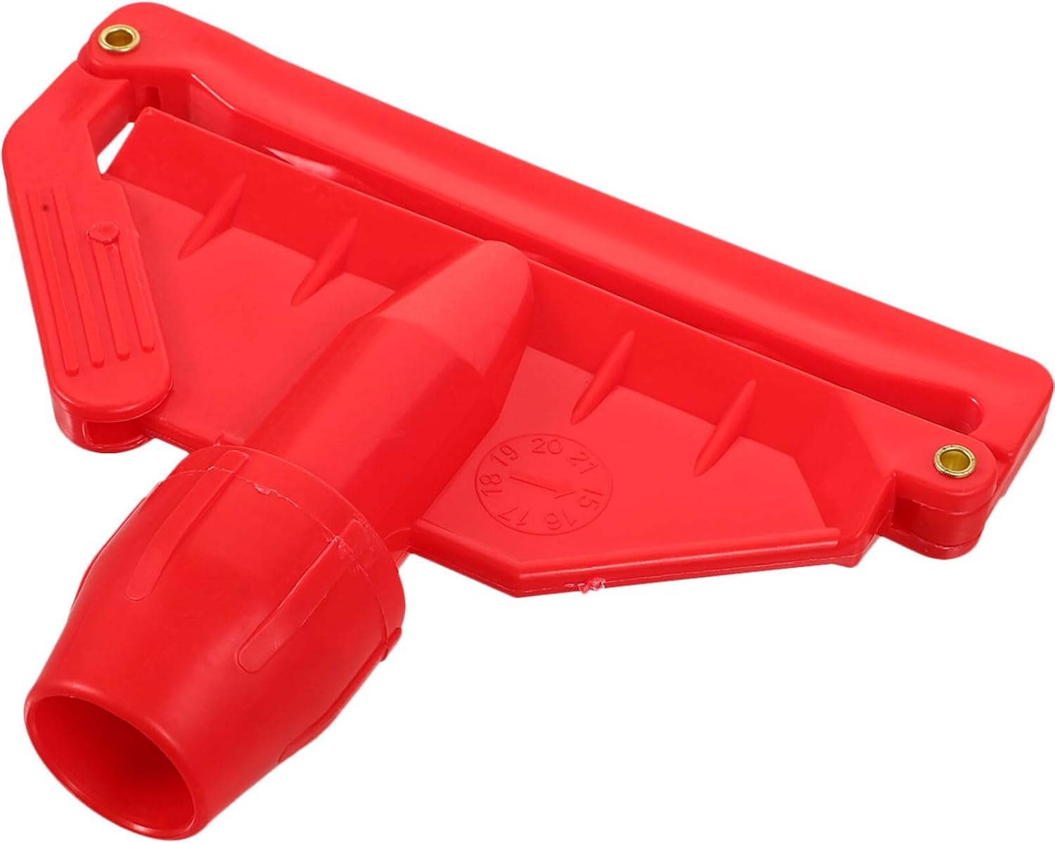Ipetboom Mop Head Clamp Holder - Mop Head Handle Clamp, Detachable Making Part,Replacement Making Part for Holder Accessories (Red)