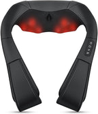 Medcursor Neck Massager - Portable Electric Neck and Back Massager with Heat, Deep Tissue 3D Kneading Pillow for Muscle Pain Relief, Ideal Father’s Day Gift, Not Cordless