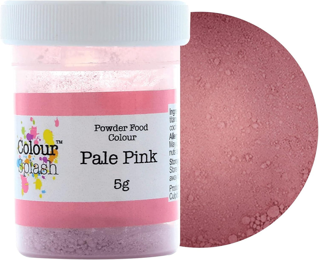 Culpitt MATT PALE PINK Edible Cake Sugarcraft Decorating Colour Splash Dust 5g