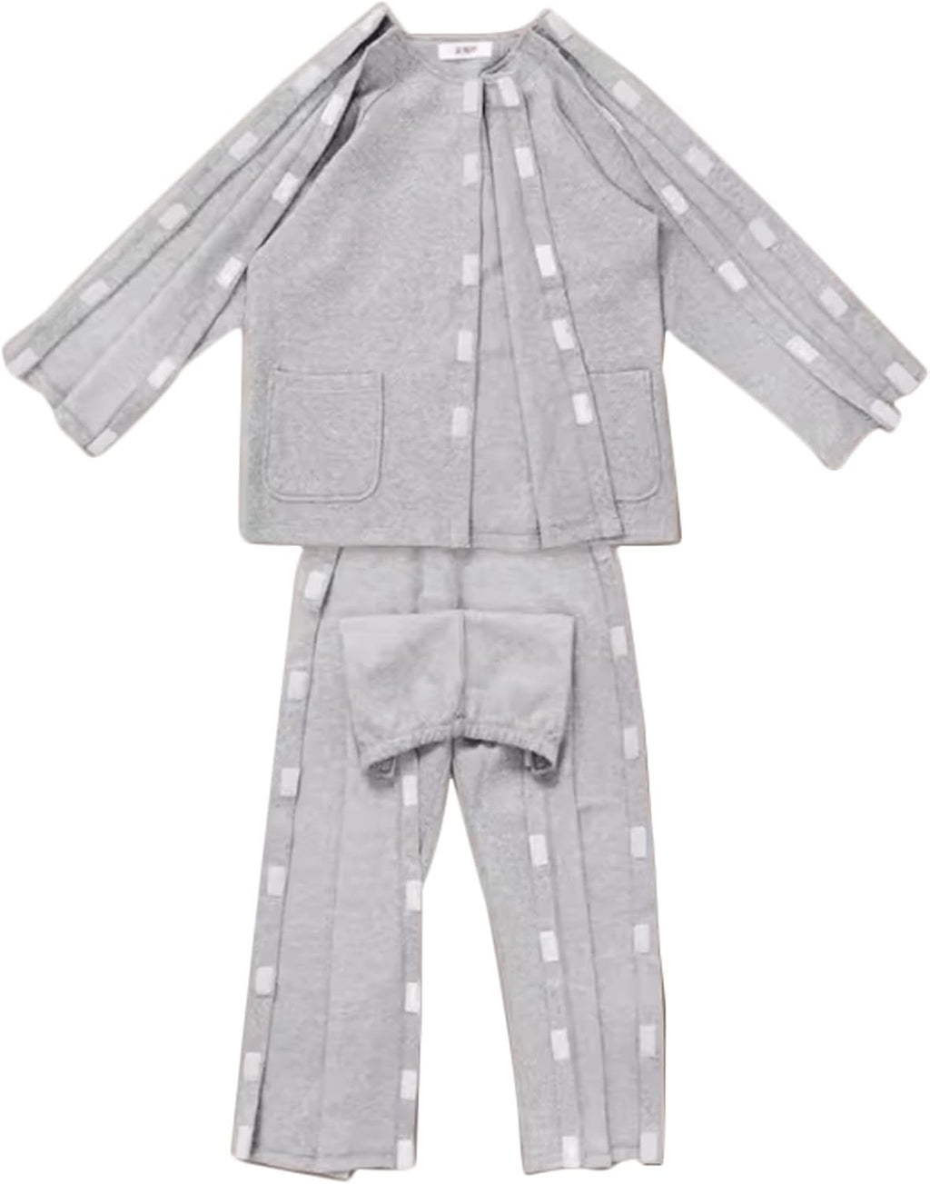 Nursing Suit Paralyzed Bedridden Patients Clothes Fractures Nursing Clothes Hospital Gowns for Post Surgery Dialysis