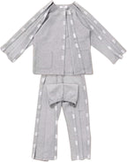 Nursing Suit Paralyzed Bedridden Patients Clothes Fractures Nursing Clothes Hospital Gowns for Post Surgery Dialysis