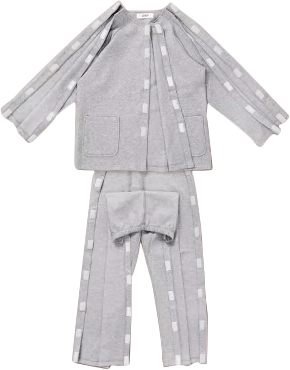 Nursing Suit Paralyzed Bedridden Patients Clothes Fractures Nursing Clothes Hospital Gowns for Post Surgery Dialysis