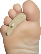 Steins Hammer Toe Crest Cushion and Buttress Pad Reduces Pressure from Calluses and Hammer Toes, Medium Right, Beige, 3 Count