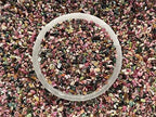 GAF TREASURES 0.5 Pound Natural Semi Tumbled Gemstone Chips, Crushed Mini Crystals, Undrilled Crystal Chips (Rainbow Tourmaline)