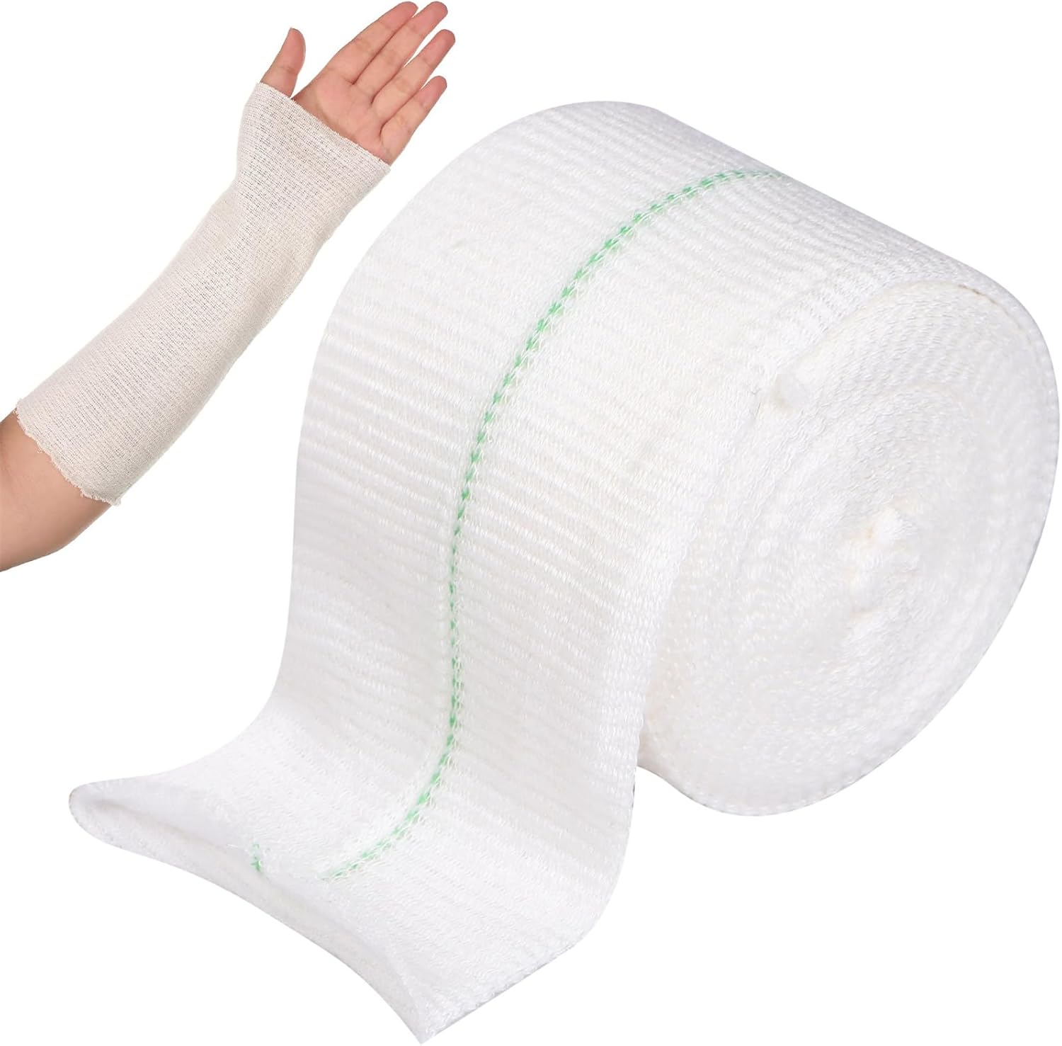 Tubular Bandage Elasticated Tubular Bandages Washable Support Sprain Bandage Conforming Retention Bandages for Small Limbs Wrist Elbow 5CM X 5M