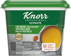 Knorr Professional Ultimate Low Sodium Vegetable Paste Base Gluten Free, Vegetarian, No Artificial Flavors or Preservatives, No MSG added, Colors from Natural Sources, 1 Pound (Pack of 6)