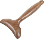 Lymphatic Drainage Massager, Wooden Gua Tool, Body Gua Sha Paddle Wood Lymphatic Drainage Tool for Muscle Relaxation Acupoint Therapy and Skin