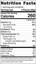 Snacklava Cashew Baklava - 6 Pack (18 Pieces) - No Artificial Ingredients, Colors or Preservatives - Premium Handmade Pastries