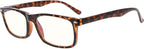 Eyekepper Anti Blue Light Glasses for Men Blue Light Blocking Glasses for Computer Eyestrain, Tortoiseshell Frame