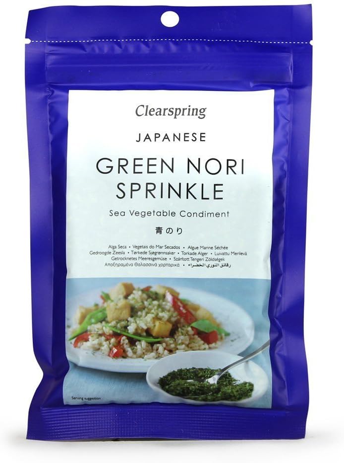 Clearspring - Japanese Green Nori Sprinkle - Sea Vegetable Condiment - 20g