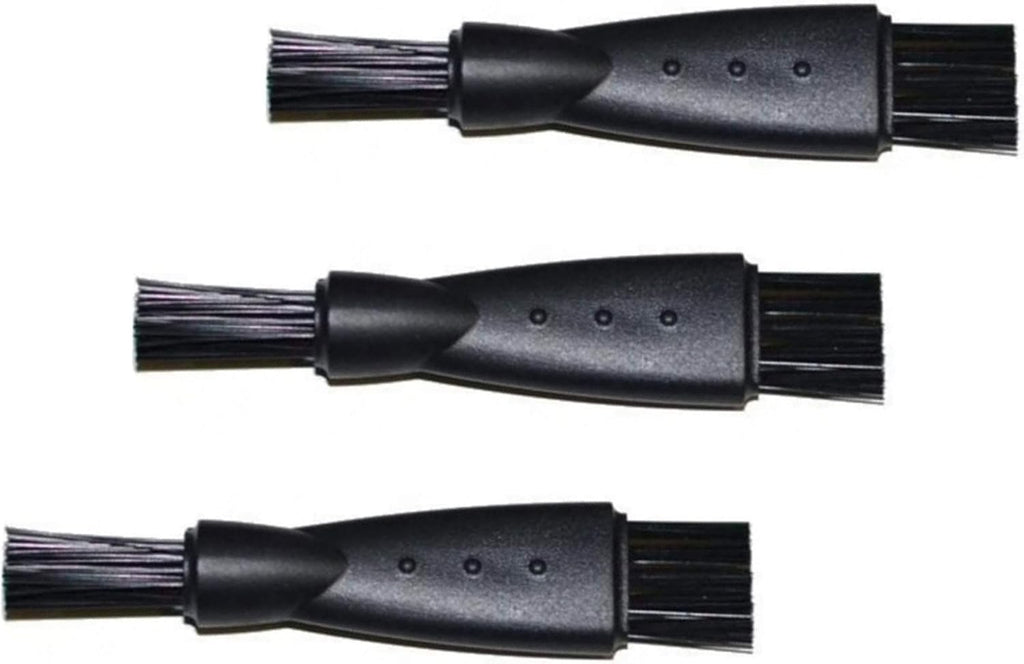 HQRP 3-Pack Cleaning Brush Compatible with Wahl 41871-0434, 7064, 7061-900, 7061-500, 7339-300, 7367-200, 79300-400, 79600-2101, 8787-450A, 9307-1301, 9884-200, 9916-4301 Electric Shaver, Trimmer