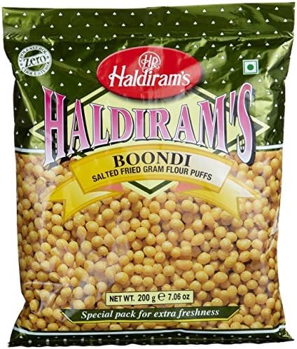 Haldirams Boondi 200G 7Oz(pack of 2)