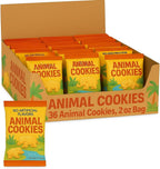 Animal Cookies, 2 Ounce Snack Packs, 36 Count